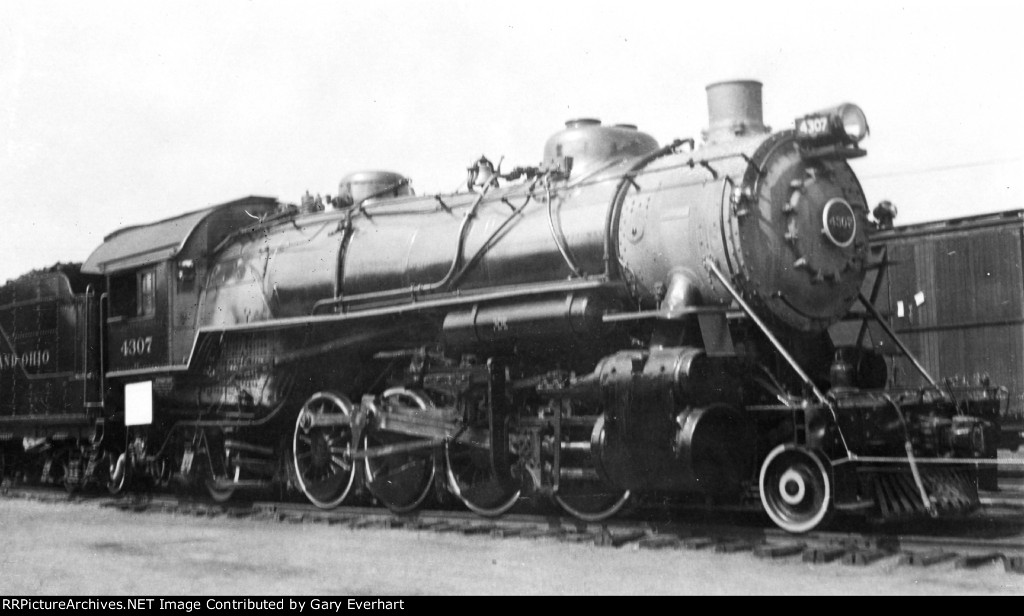 BO 2-8-2 #4307 - Baltimore & Ohio